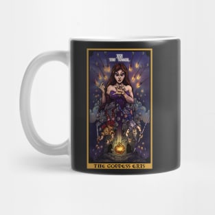 The Goddess Eris The Tower Tarot Card Mug